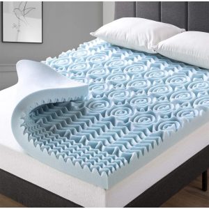 Groundlevel 5cm Memory Foam Mattress Topper 190.0 H x 90.0 W x 2.0 D cm