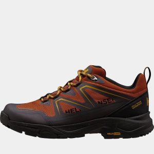 Helly Hansen Men's Cascade Low Helly Tech Hiking Shoes Orange 8 - Ginger Bisc Orange - Male