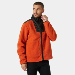 Helly Hansen Men's Explorer Pile Jacket Orange S - Patrol Oran Orange - Male