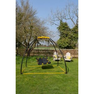 JumpKing UFO Swing with Rectangular Seat 206.0 H x 220.0 W x 205.0 D cm