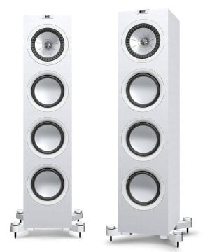 KEF Q Series Q750 Speakers Satin White (Ex Display)