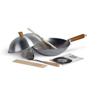 Ken Hom Classic 31cm Carbon Steel 10 Piece Wok Set