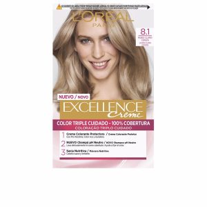 L'Oréal París Excellence Creme tinte #8,1 rubio claro ceniza