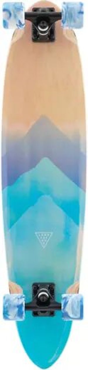 Landyachtz Dipper Complete Longboard (Watercolor) - Blue