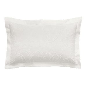 Morris & Co Pure Bachelors Button Oxford Pillowcase White