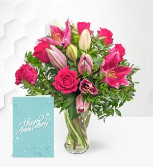 Prestige Flowers Rose & Lily Anniversary