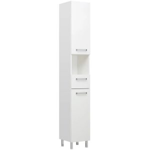 Quickset 312 Wall Tall Bathroom Cabinet white 195.5 H x 30.0 W x 33.0 D cm