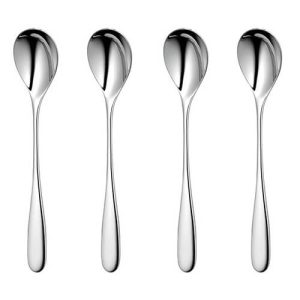 Robert Welch Stanton Bright Long Handled Spoon 4 Piece Set