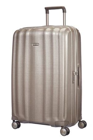 Samsonite Lite-Cube 82cm 4-Wheel Extra Large Suitcase - Ivory Gold