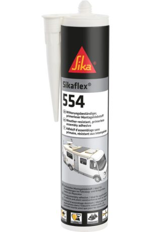 Sika Sikaflex 554 Assembly Adhesive Cartridge 300 ml White