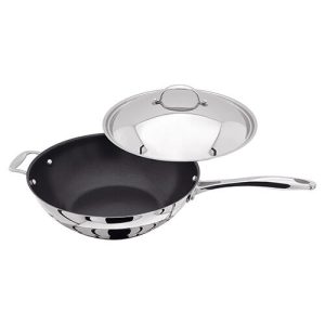 Stellar 7000 Profile Non-Stick 30cm Wok with Lid