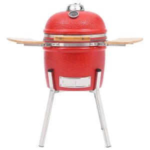 Symple Stuff 33cm Ceramic Kamado Barbecue red 81.0 H x 81.0 W x 38.0 D cm