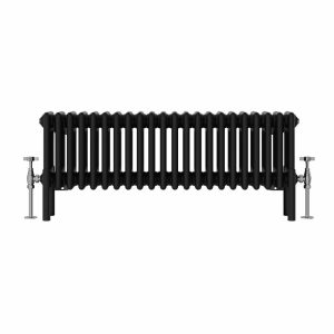 Symple Stuff Altynay Horizontal Traditional Column Radiator black 30.0 H x 101.0 W x 15.7 D cm