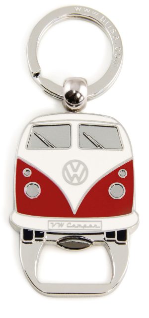 Vw Collection T1 Bulli Keychain with Bottle Opener Red