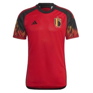 adidas 2022-2023 Belgium Home Shirt - Red - male - Size: Medium 38-40" Chest