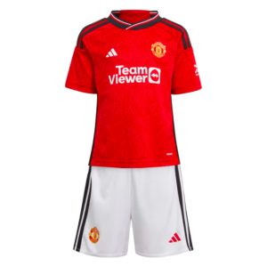 adidas 2023-2024 Man Utd Home Mini Kit - Red - male - Size: 5-6 Years