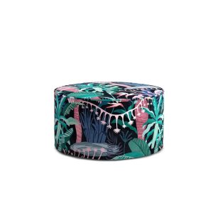 17 Stories Cake Puf red/pink/black 33.0 H x 75.0 W x 75.0 D cm