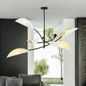 17 Stories LOTUS 6 BLACK/GOLD gray/white/black 51.0 H x 102.0 W x 102.0 D cm