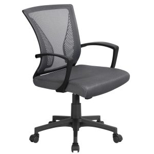 Zipcode Design Drehstuhl Phaedra gray/black/brown 100.5 H x 60.0 W x 60.0 D cm