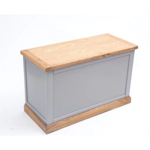 Marlow Home Co. Milaca Blanket Chest gray/brown 56.0 H x 90.0 W x 40.0 D cm