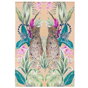 17 Stories Akheem Rectangle 120cm X 170cm Area Rug blue/brown/pink 170.0 H x 120.0 W x 0.5 D cm