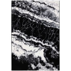 Ivy Bronx Tiago black/white 135.0 W x 1.05 D cm