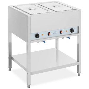 Bain Marie - 1265 W - 2 x GN 1/1 - with substructure - Royal Catering RCCD-1/1 2X200