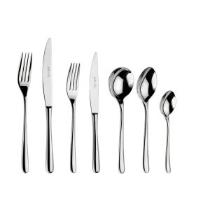 Arthur Price Warwick 42 Piece 18/10 Stainless Steel Cutlery Set, Service for 6 gray