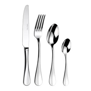 Arthur Price Baguette 24 Piece 18/10 Stainless Steel Cutlery Set gray
