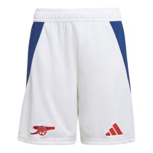 adidas 2024-2025 Arsenal Home Shorts (White) - Kids - White - male - Size: 9/10 Years - 24" Waist