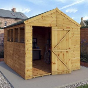 10 x 8 Mercia Shiplap Apex & Reverse Apex Shed