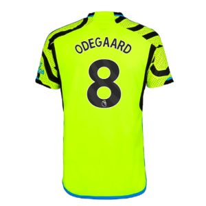 adidas 2023-2024 Arsenal Away Shirt (Kids) (Odegaard 8) - Yellow - male - Size: 11/12 Years - 30-32" - 81cm