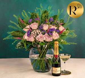 123 Flowers Antoinette & Moet 37.5
