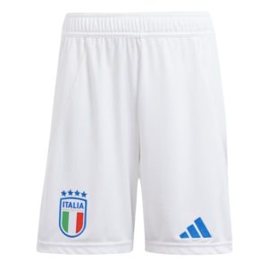 adidas 2024-2025 Italy Home Shorts (White) - Kids - White - male - Size: 13/14 Years - 28" Waist
