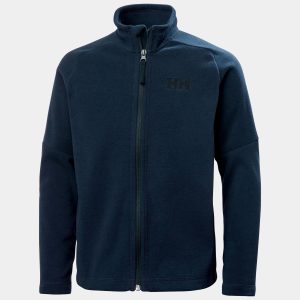 Helly Hansen Junior Daybreaker 2.0 Polartec Fleece Jacket Navy 176/16 - Navy Blue - Unisex
