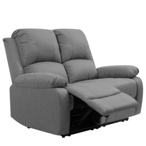 17 Stories 2 Seater Lafay Fabric Reclining Sofa gray 106.0 H x 130.0 W x 95.0 D cm
