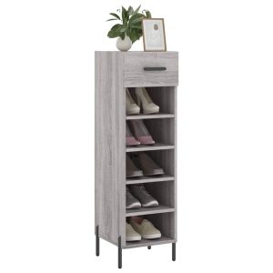 17 Stories 5 Pair Shoe Storage Cabinet gray 105.0 H x 30.0 W x 35.0 D cm