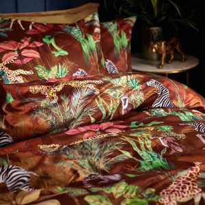 17 Stories Acherman Rust Reversible Duvet Cover Set brown 260.0 W x 220.0 D cm