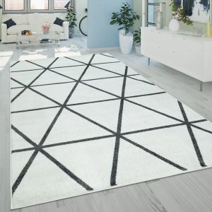 17 Stories Anaruth Flatweave White Rug white 60.0 W x 12.0 D cm