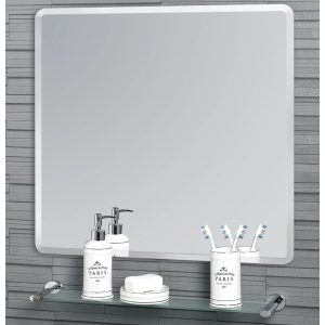 17 Stories Arhant Wall Mounted Bathroom Mirror 60.0 H x 60.0 W x 2.0 D cm