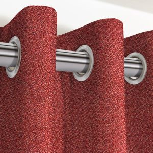 17 Stories Ayantu Mcalister Highlands Eyelet Room Darkening Curtains red 182.0 H x 167.0 W cm