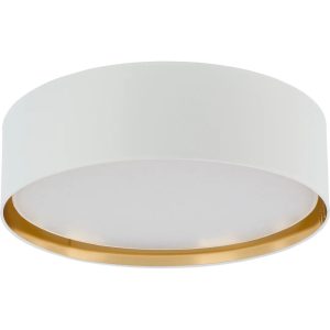 17 Stories Banush 4-Light Flush Mount white 17.0 H x 60.0 W x 60.0 D cm
