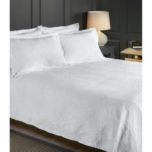 17 Stories Bruto Cotton Stonewash Bedspread white 220 x 270 cm Bedspread