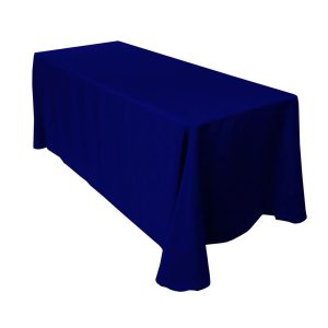 17 Stories Emilyanne Tablecloth Navy 132cm W x 178cm L