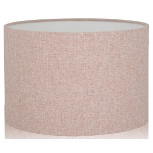 17 Stories Shetland Linen Drum Lamp Shade pink 20.32 H x 30.48 W x 30.48 D cm
