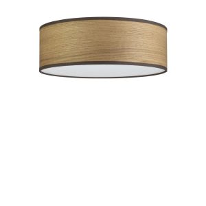 17 Stories Strayer 3-Light Flush Mount yellow 10.0 H x 30.0 W x 26.0 D cm