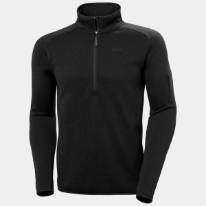 Helly Hansen Men's Varde 1/2 Zip 2.0 Black L - Black - Male
