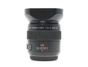 Used Panasonic Leica DG Macro-Elmarit 45mm f/2.8 ASPH. Mega O.I.S.
