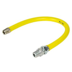 Hamilton Gas Products Ltd 3/4 Bspm Steel Convoluted Gas Hoses Suitable For Radiant Heaters