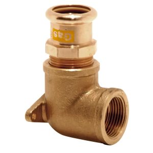 Pegler Yorkshire VSH Xpress Gas Blackplate Elbow 22mm x 3/4 FM